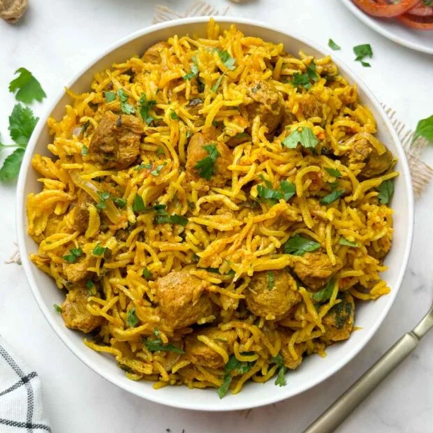 Soy Chunk Biryani